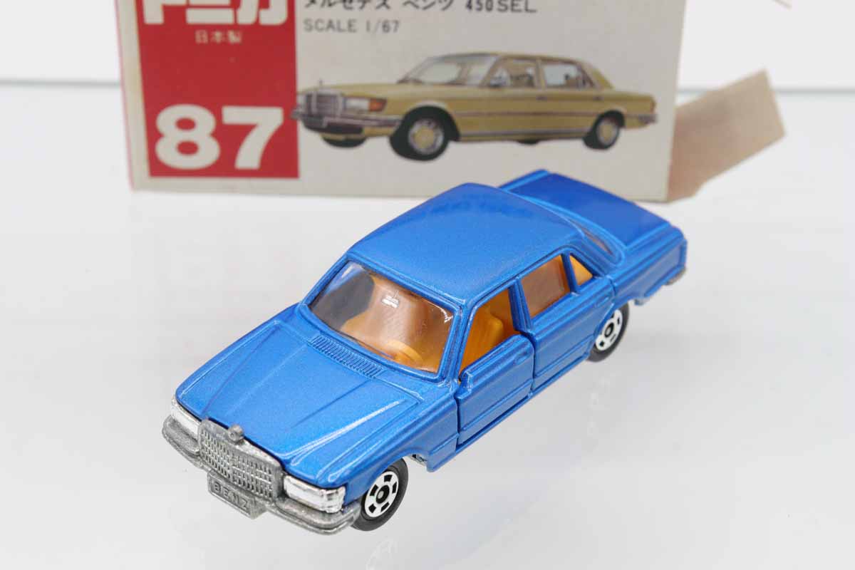 ミニカーショップ ケンボックス トミカ 赤箱(日本製)☆87☆メルセデス