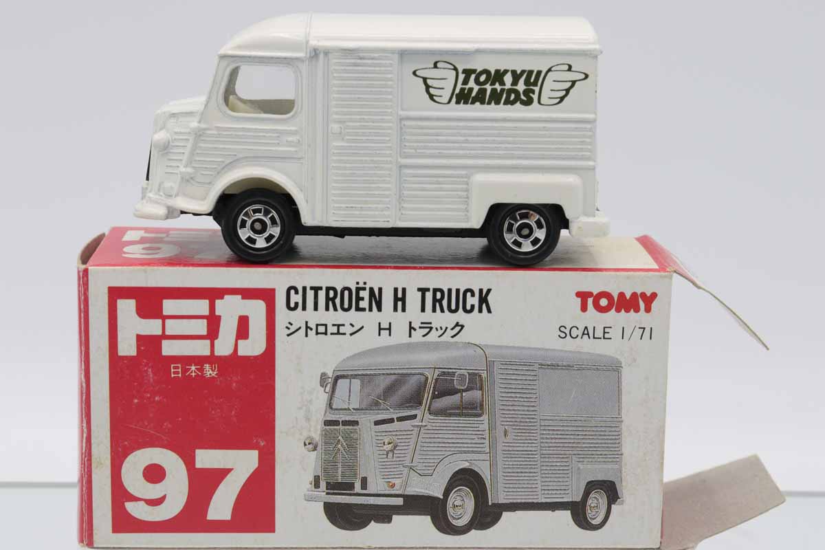 TOMICA　トミカ　シトロエン　Hトラック いづみや　白色 ミニカーショップ ケンボックス トミカ 赤箱(日本製)☆97☆シトロエンH