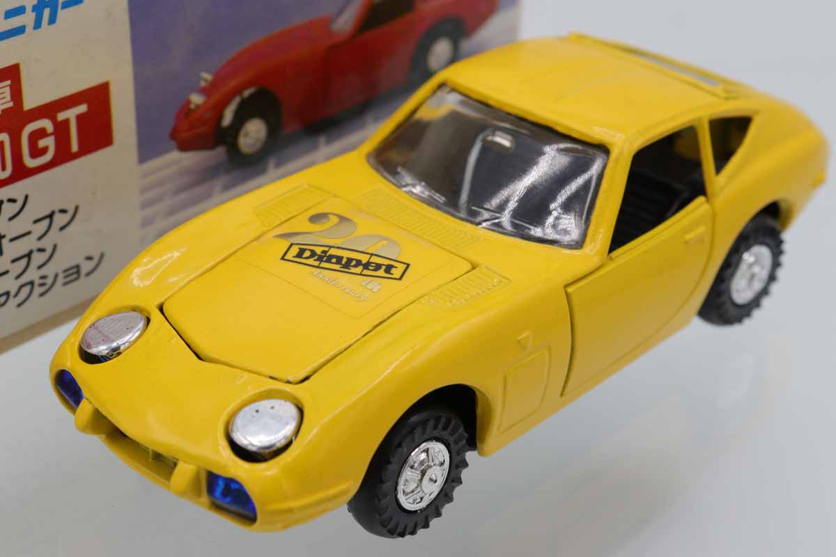 ミニカーショップ ケンボックス ダイヤペット☆G-83☆トヨタ2000GT(黄