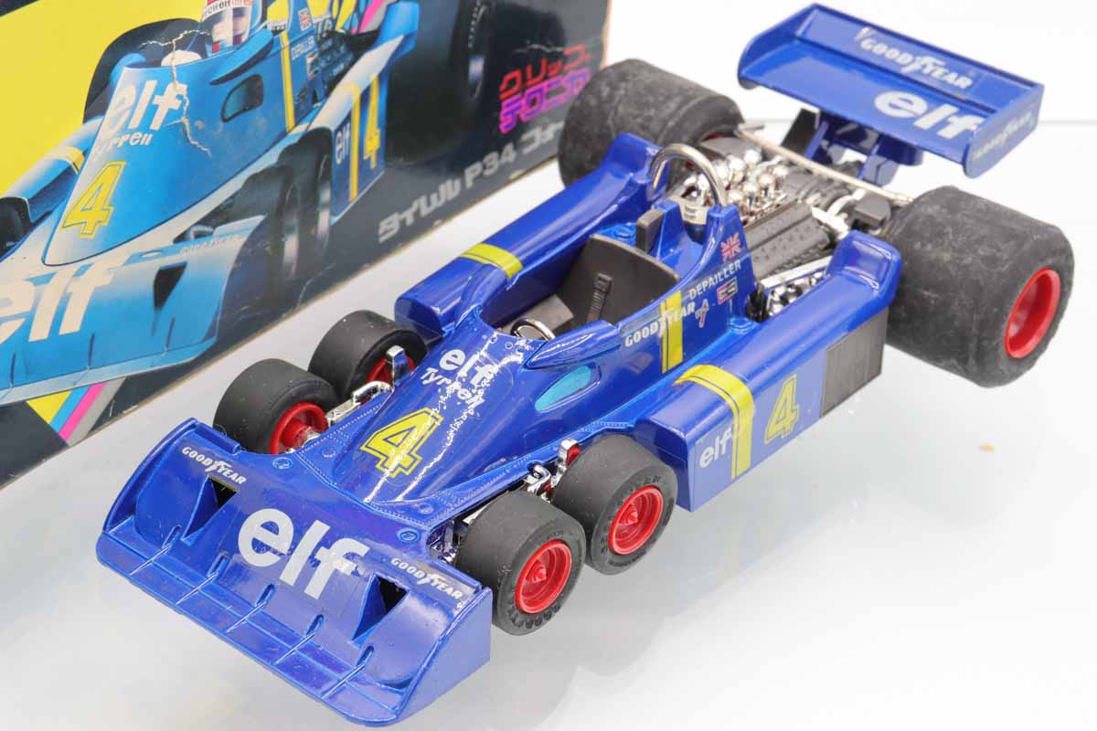 エーダイ　グリップテクニカ　タイレルP34 フォード　1/20 当時のもの　F1 エーダイ グリップテクニカ タイレルP34 フォード 1/20 当時のもの F1