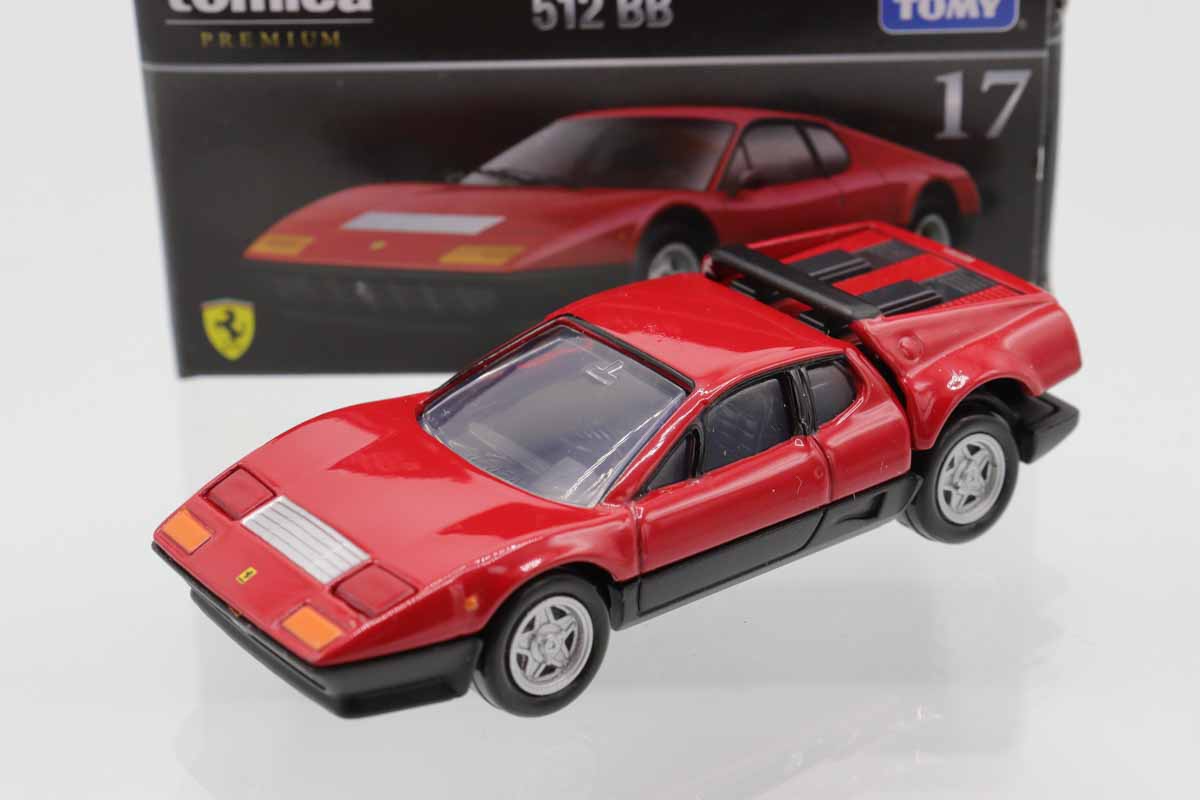 TOMICA　トミカ　フェラーリ　512BB　赤色　箱付き TOMICA トミカ フェラーリ 512BB 赤色 箱付き