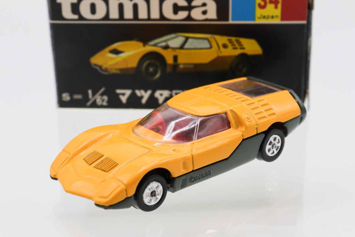 ミニカーショップ ケンボックス トミカ 黒箱☆34☆マツダRX500(1E/2B