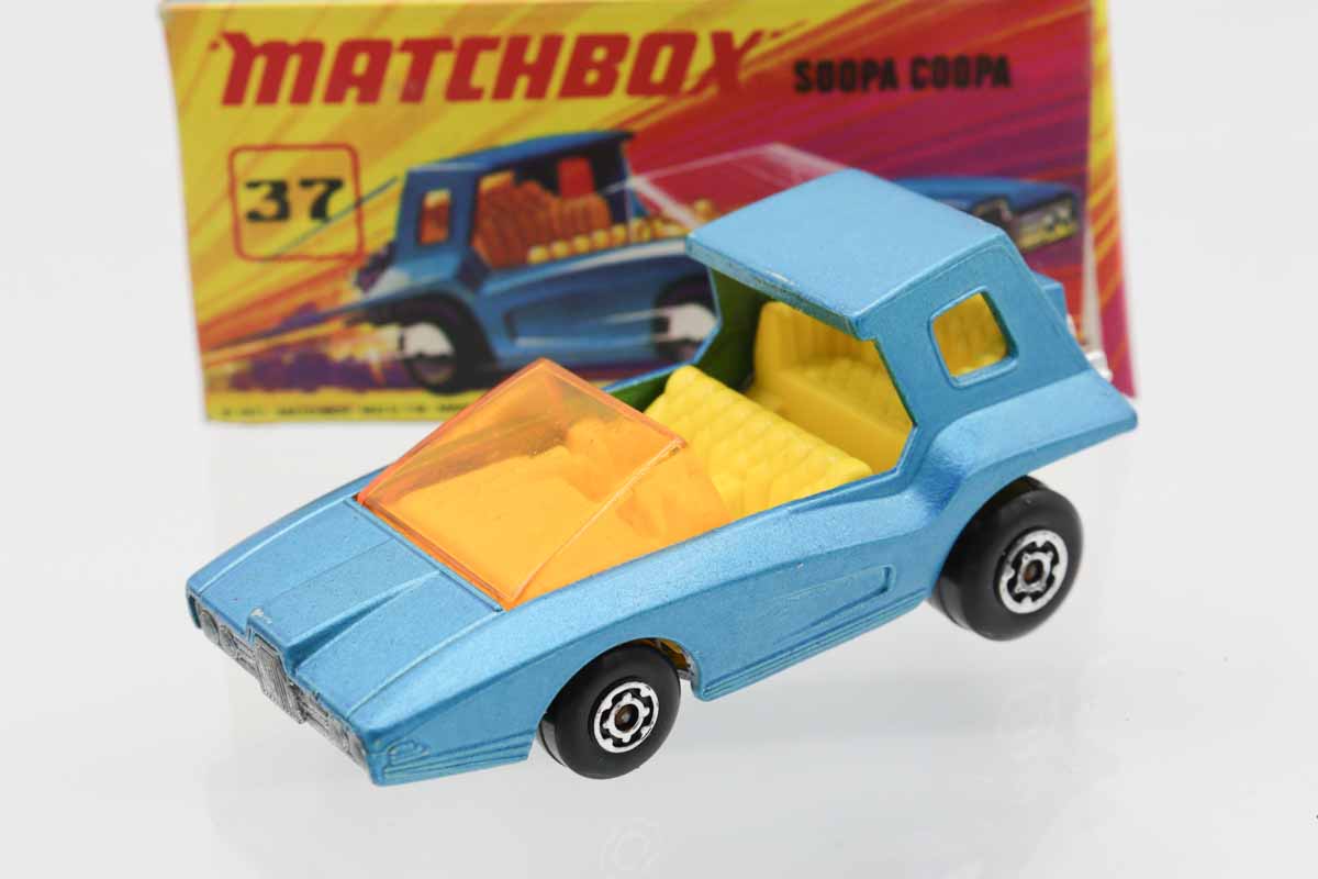 ミニカーショップ ケンボックス マッチボックス☆37☆SOOPA COOPA (青