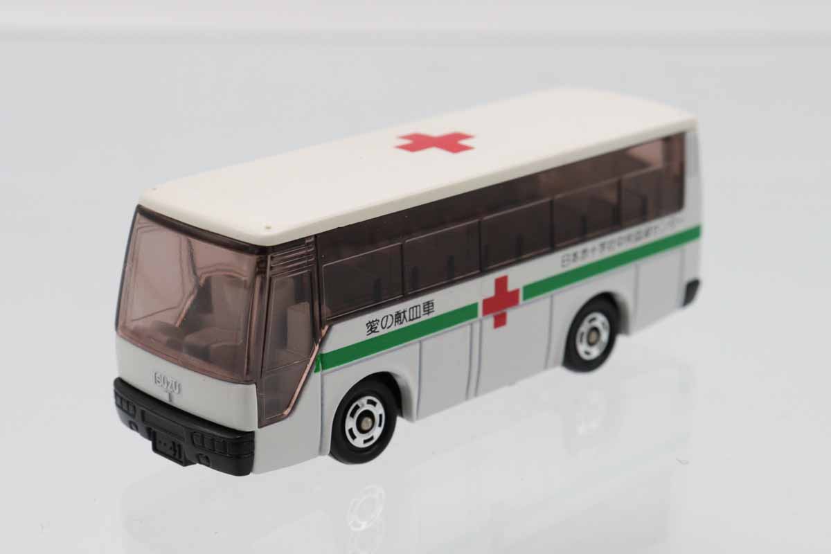 トミカ 愛の献血車 湘南赤十字血液センター いすゞ スーパーハイデッカーバス トミカ 愛の献血車 湘南赤十字血液センター いすゞ スーパー