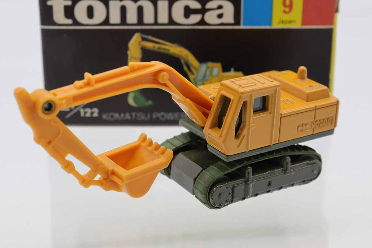 ミニカーショップ ケンボックス トミカ 黒箱☆9☆小松パワーショベル