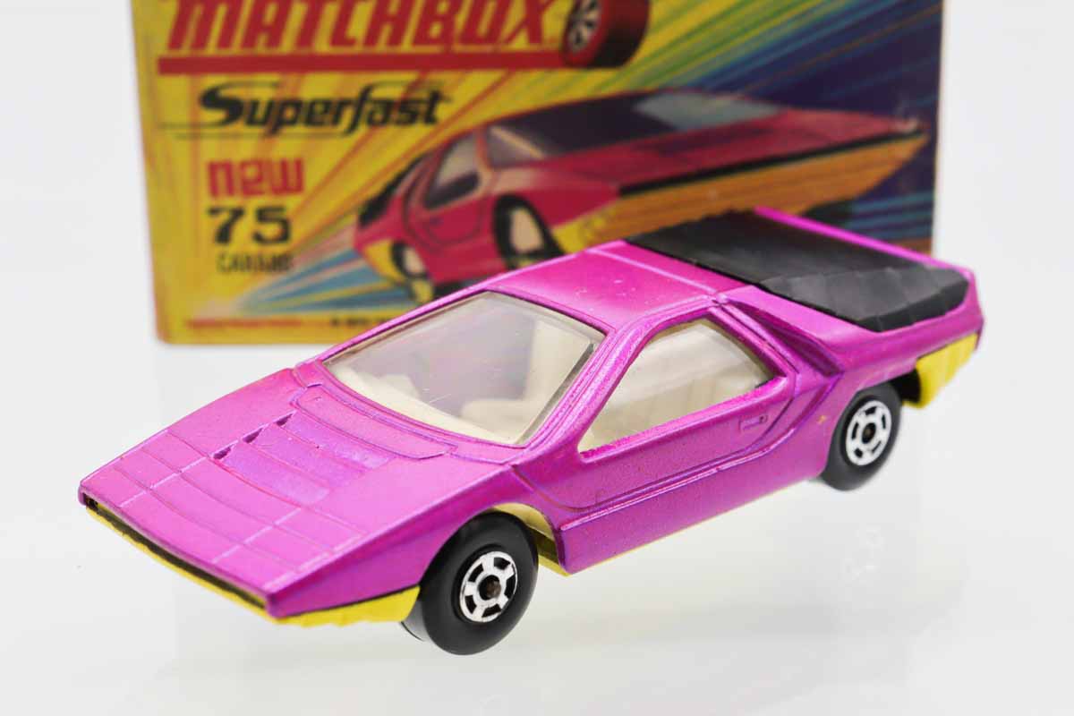 ミニカーショップ ケンボックス マッチボックス☆75☆ALFA CARABO (紫