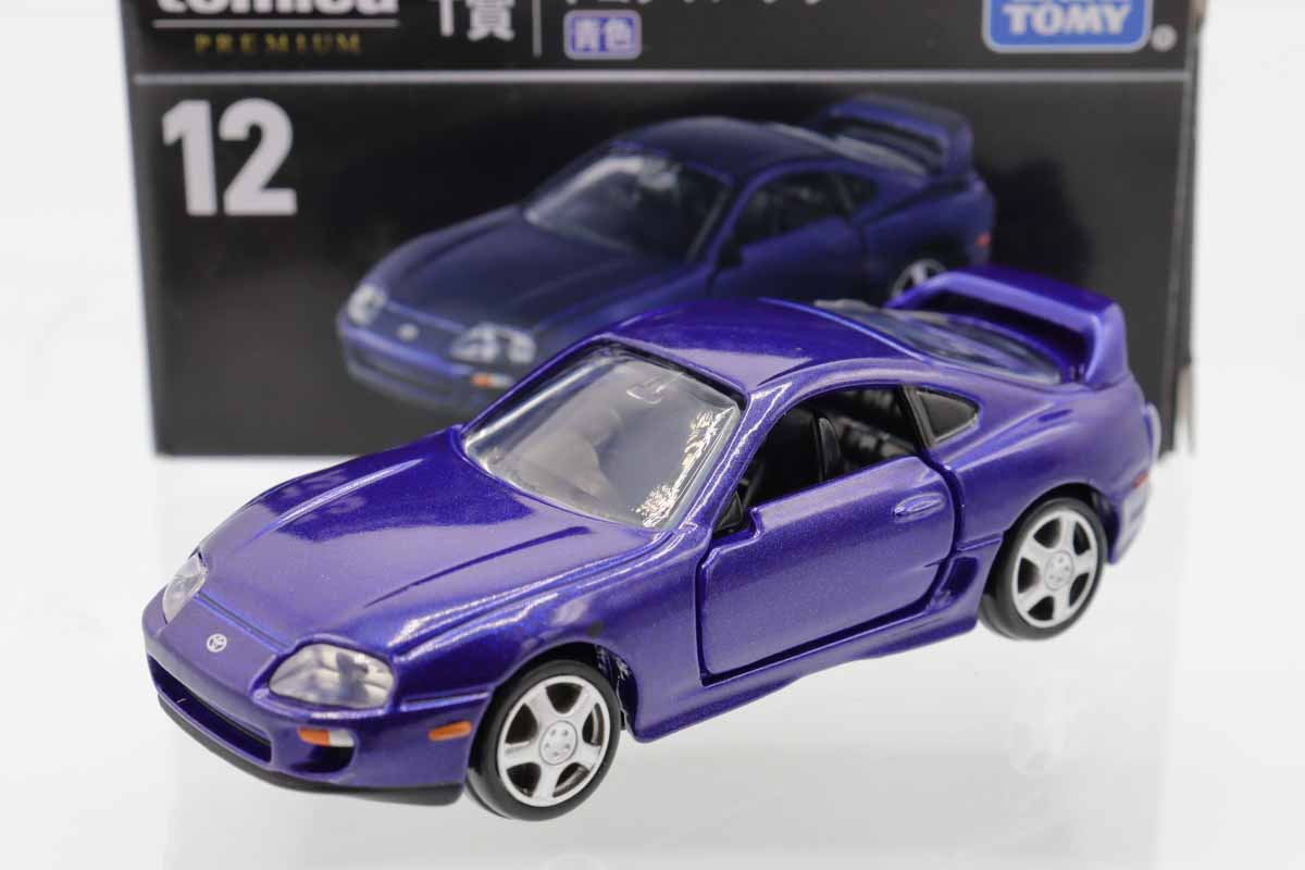 ミニカーショップ ケンボックス トミカくじ☆12☆トヨタスープラ 青色