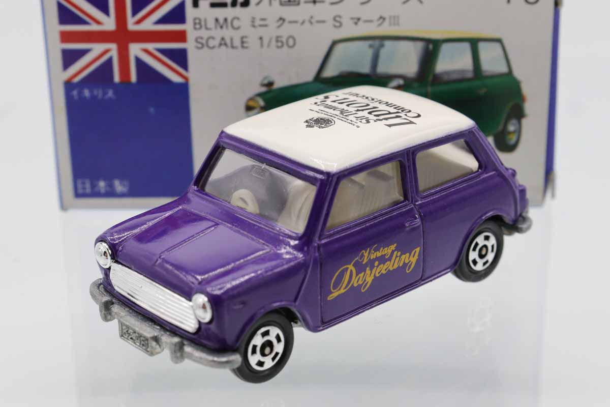 トミカ ミニクーパー 白 日本製 箱なしBLMC ミニクーパー S マークIII ミニカーショップ ケンボックス トミカ 青箱☆F8☆BLMCミニ クーパーS