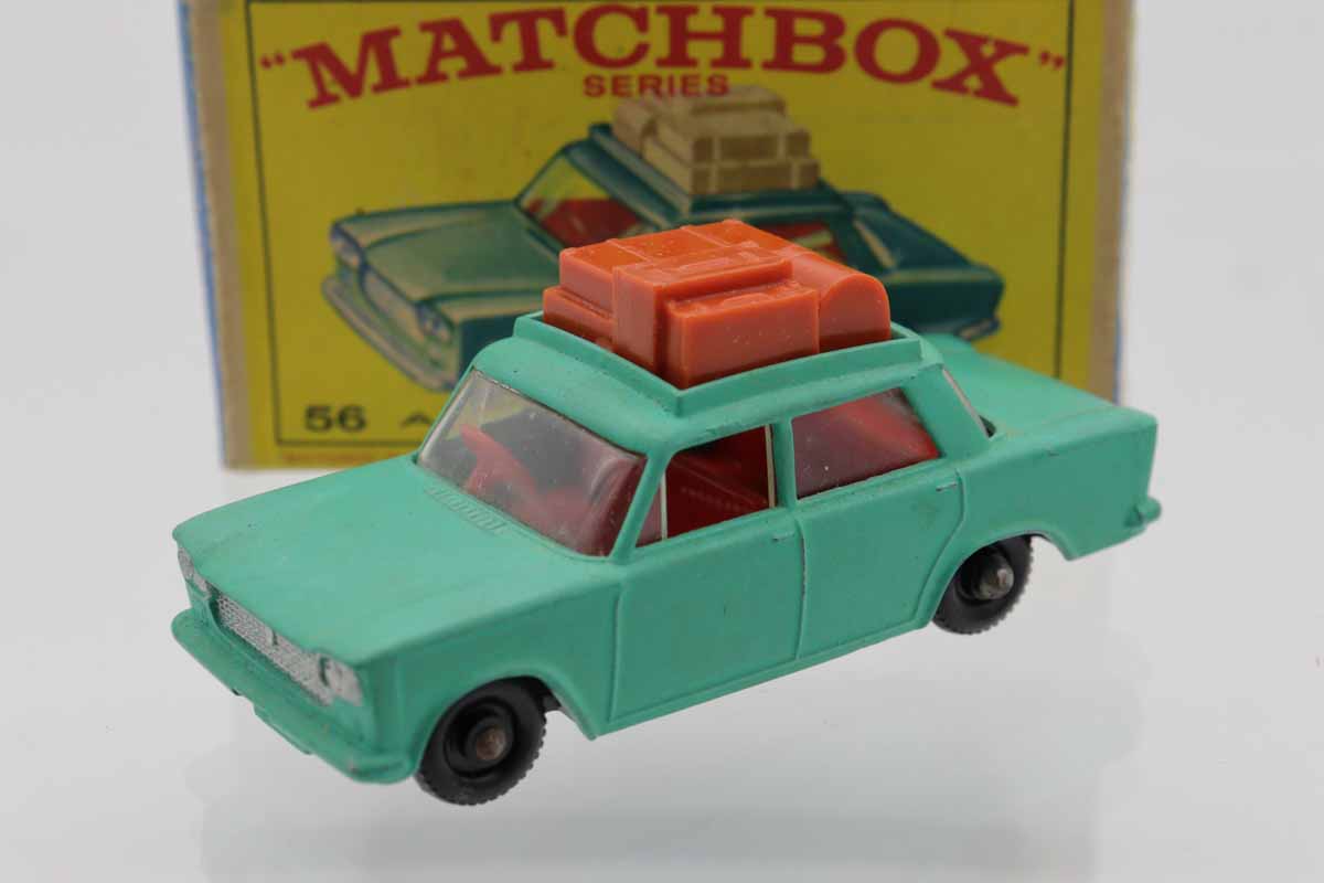 ミニカーショップ ケンボックス マッチボックス☆56☆FIAT 1500(緑/明