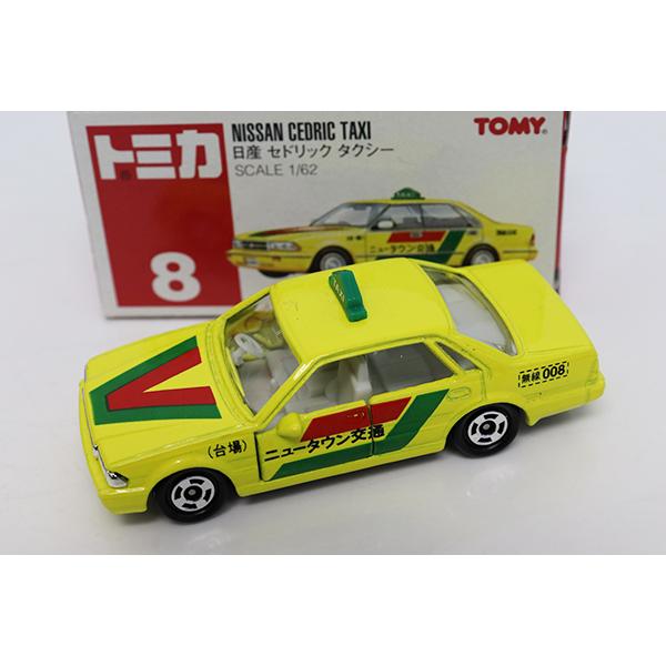 ミニカーショップ ケンボックス トミカ 赤箱☆8☆日産セドリックタクシーMinicar shop KENBOX TOMICA