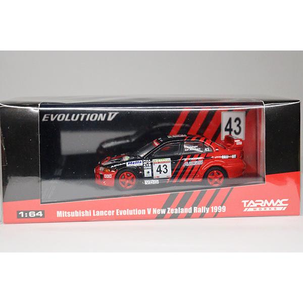 ミニカーショップ ケンボックス 【未開封品】TARMAC WORKS☆T64-012-ADV☆三菱Lancer Evo V New Zealand  Rally 1999Minicar shop KENBOX TOMICA