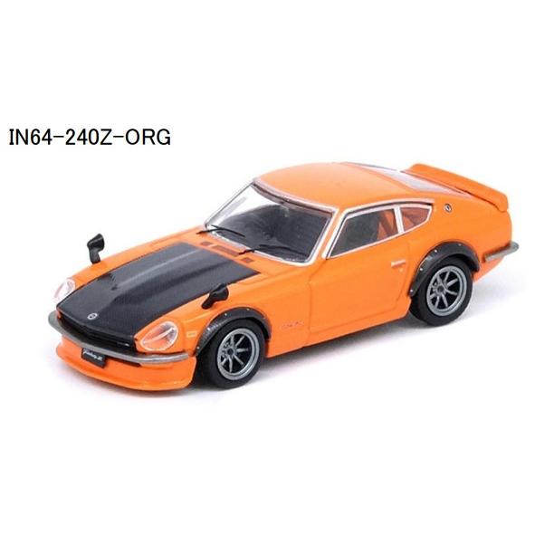 ミニカーショップ ケンボックス 【未開封品】INNOモデル☆IN64-240Z-ORG☆日産フェアレディ Z (S30) オレンジ/カーボンボンネット  ※1/64スケールMinicar shop KENBOX TOMICA